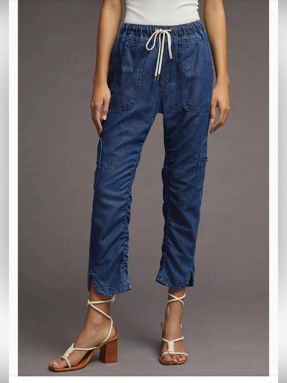 Pilcro Anthropologie Cottage Utility Jean XS